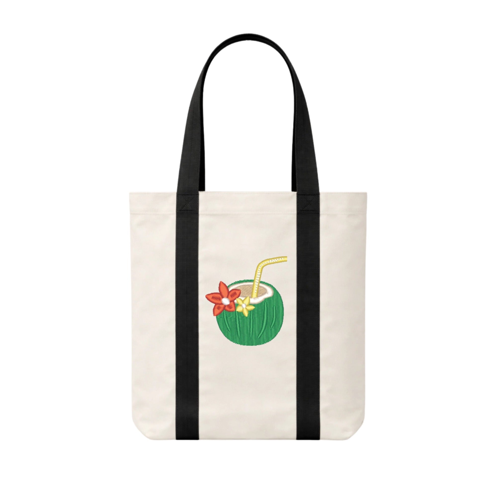 Two-Tone Carrie Tote Summer-Solo Embroidered