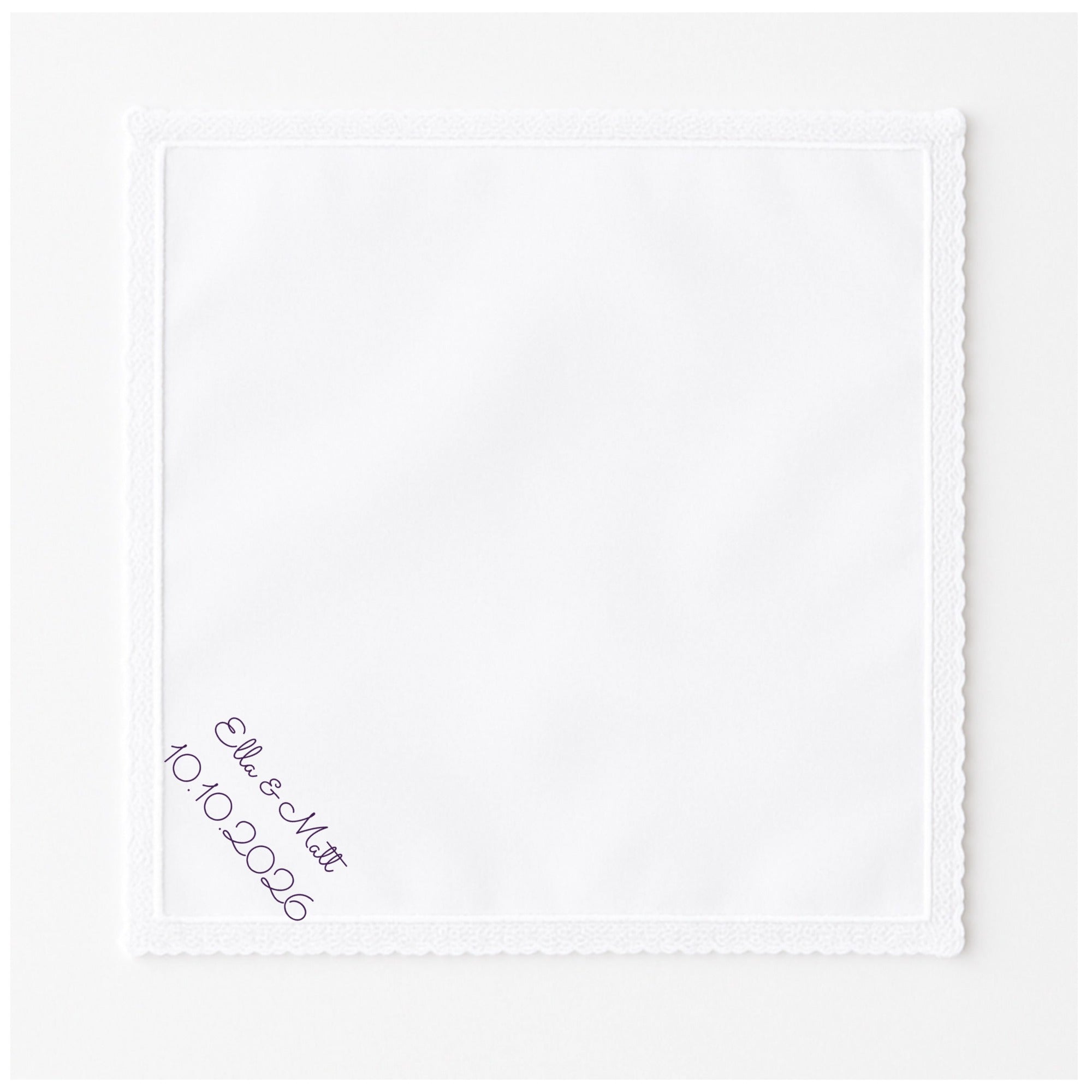 Signature Lace Handkerchief