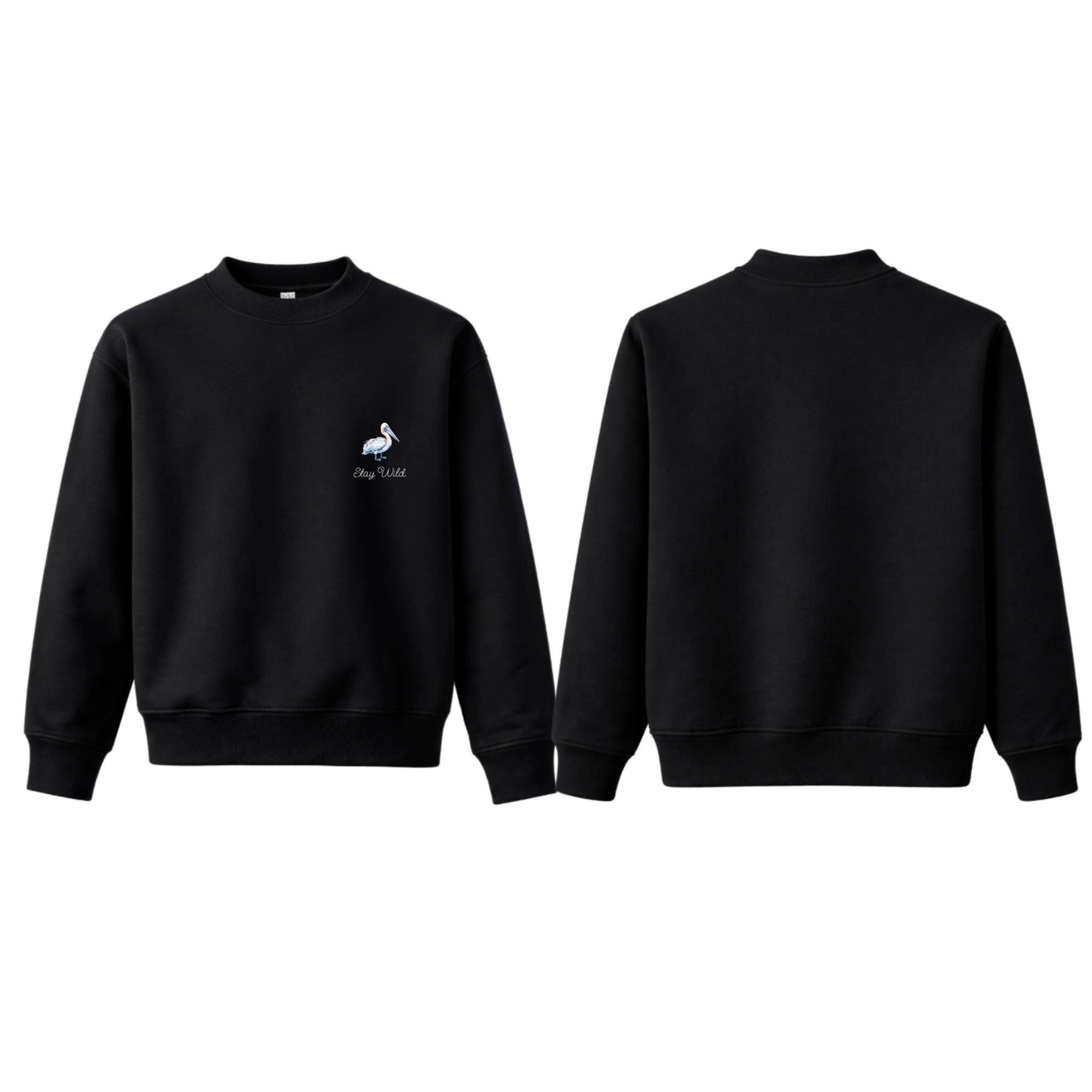 Luxe Classic Crew Graphic and Text