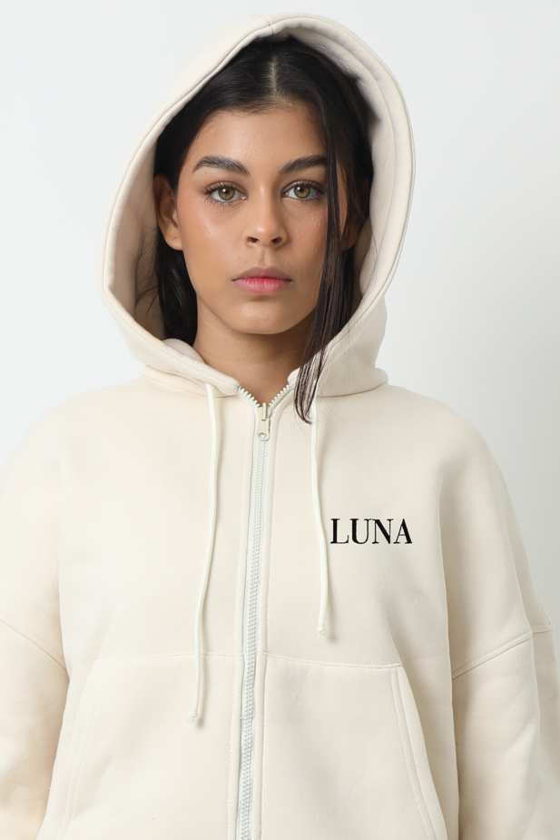 Luxe Classic Zip Hoodie NUEVO Inscription