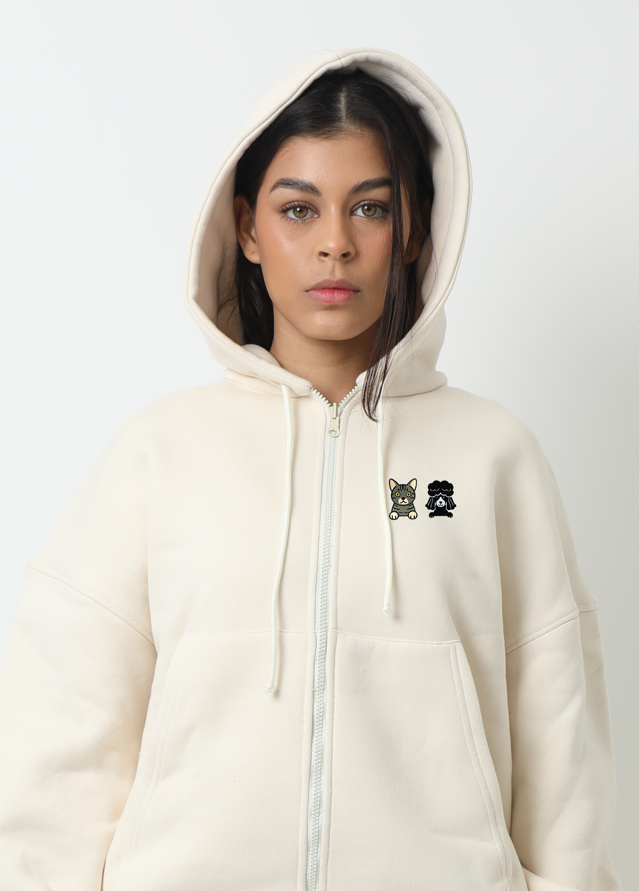 Luxe Classic Zip Hoodie - Pet Lover