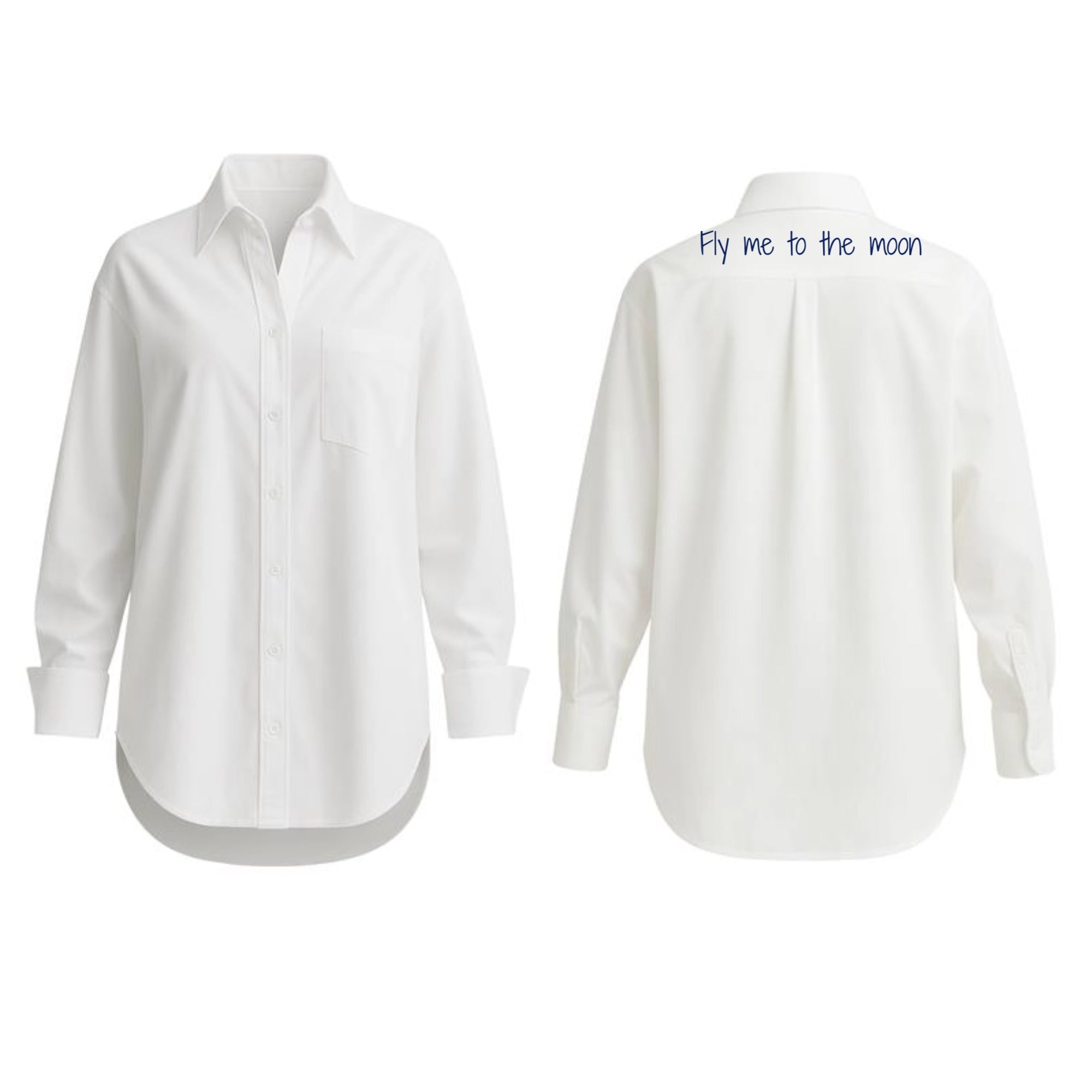 Inscription Button Down