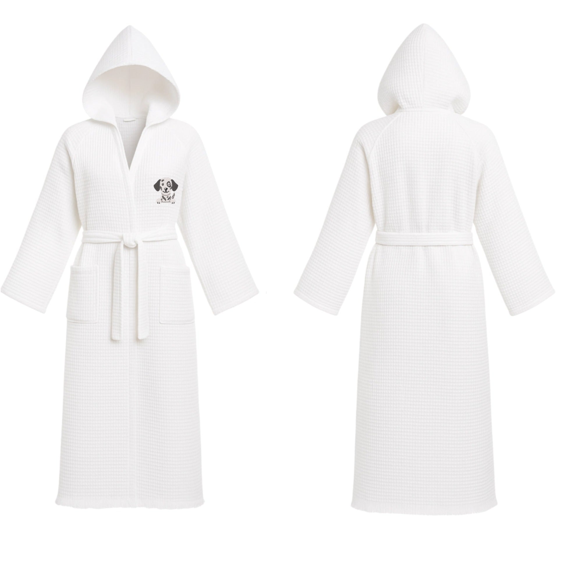 Pet Waffle Hooded Robe