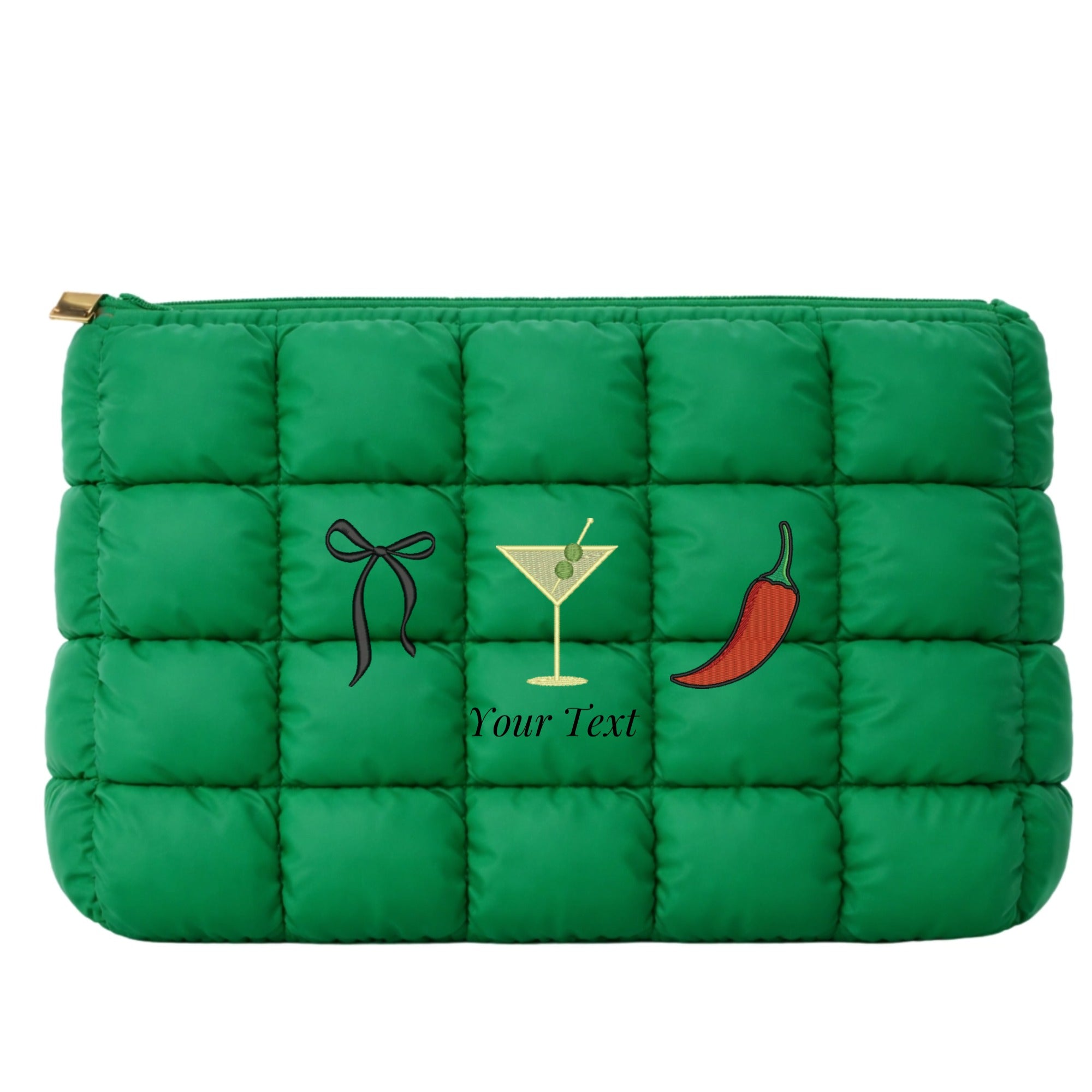 Icon III Quilted Cosmetic Makeup Bag