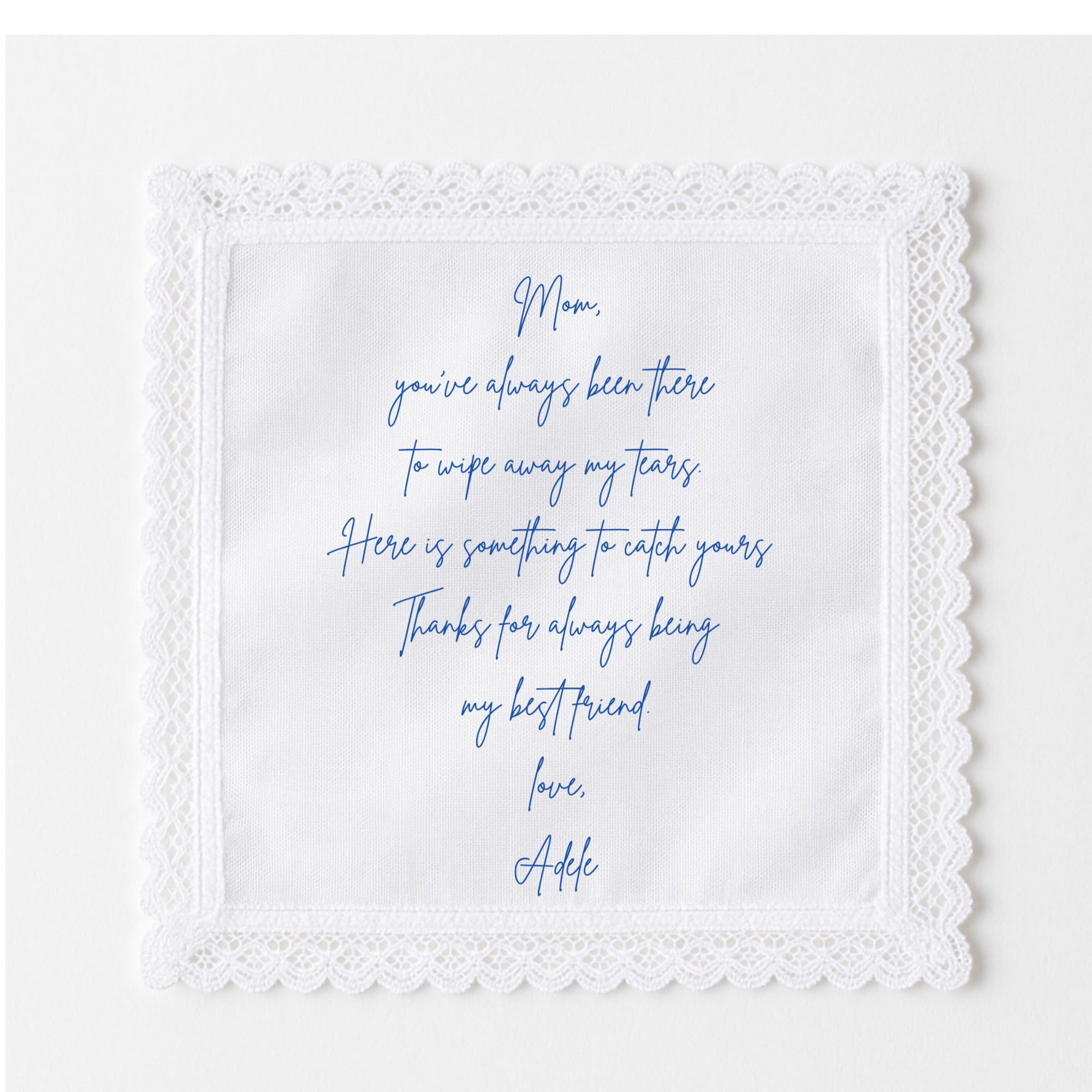 Lace  Handkerchiefs Inscription Nuevo