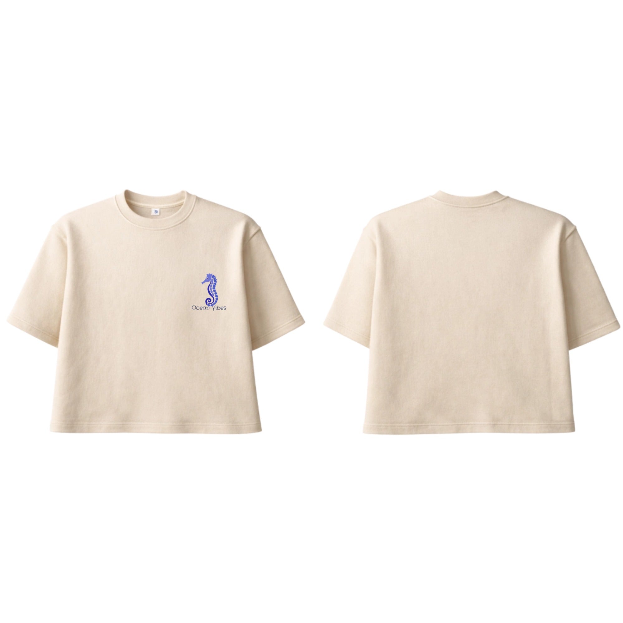 Luxe Boxy top fleece Graphic and text