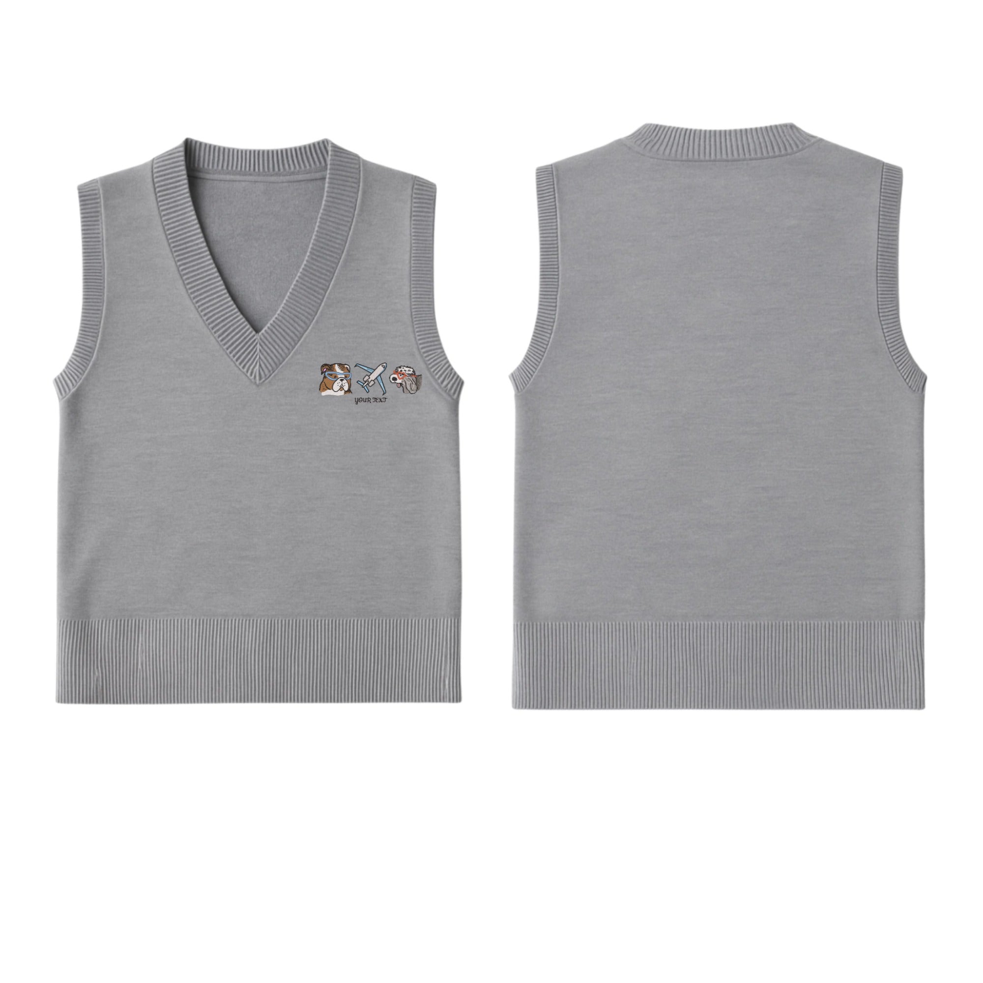 Icon III Sleeveless V-Neck Pullover Sweater