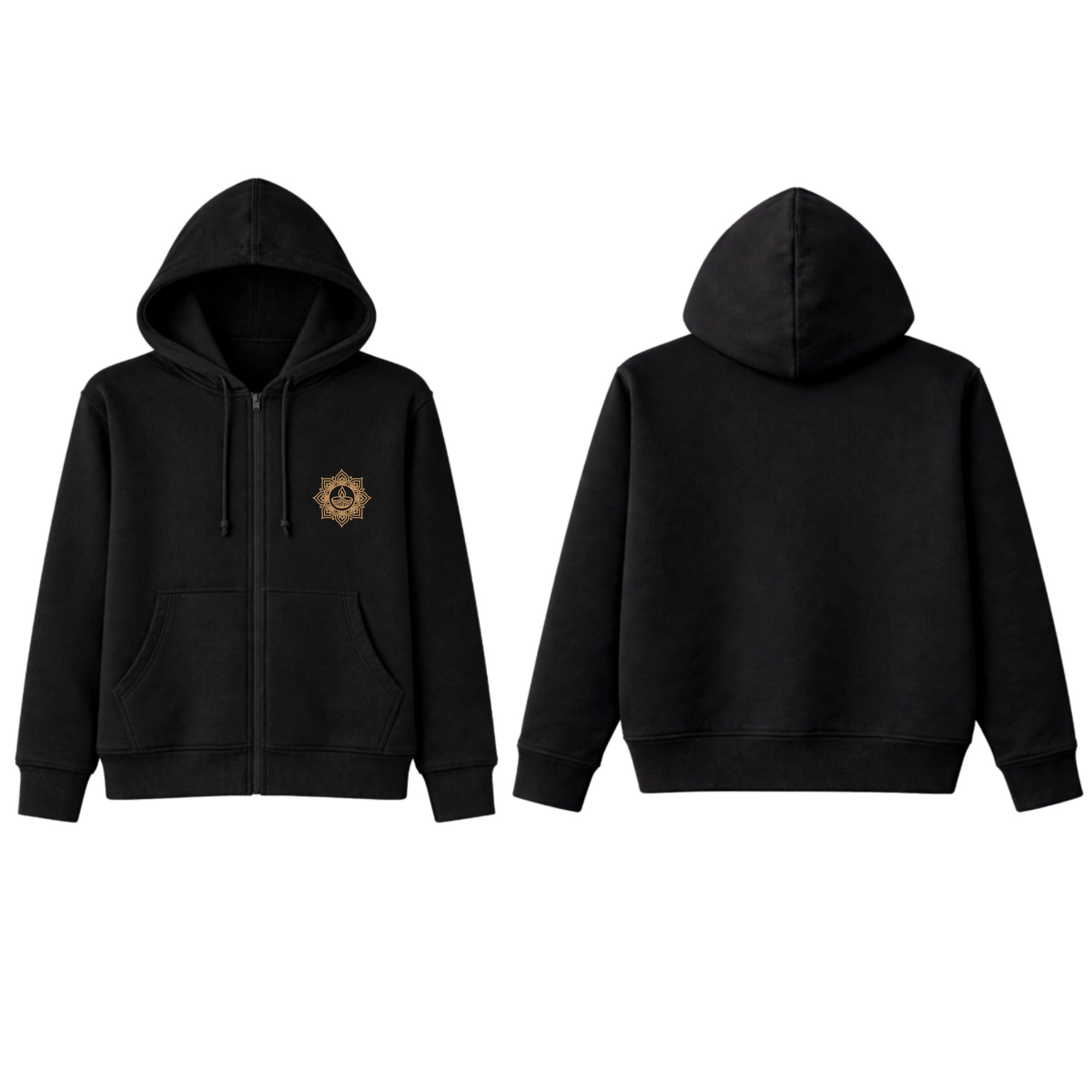 Solo Mid Length FZ Fleece Hoodie