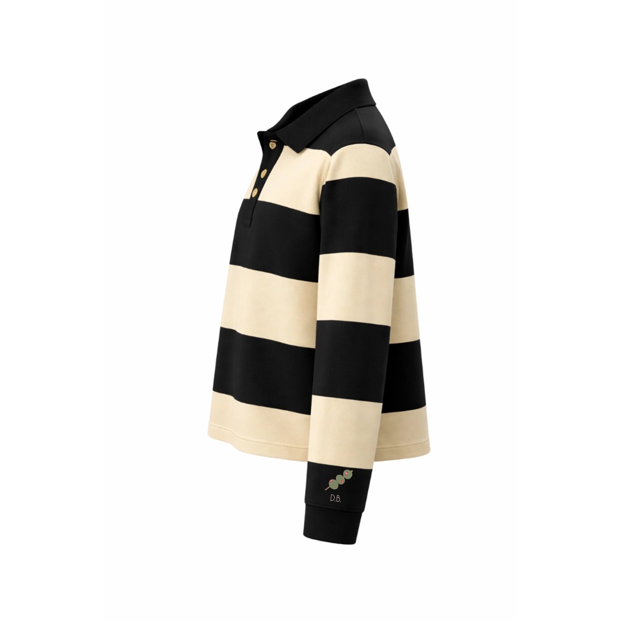 Icon I Striped Ribbed Rugby