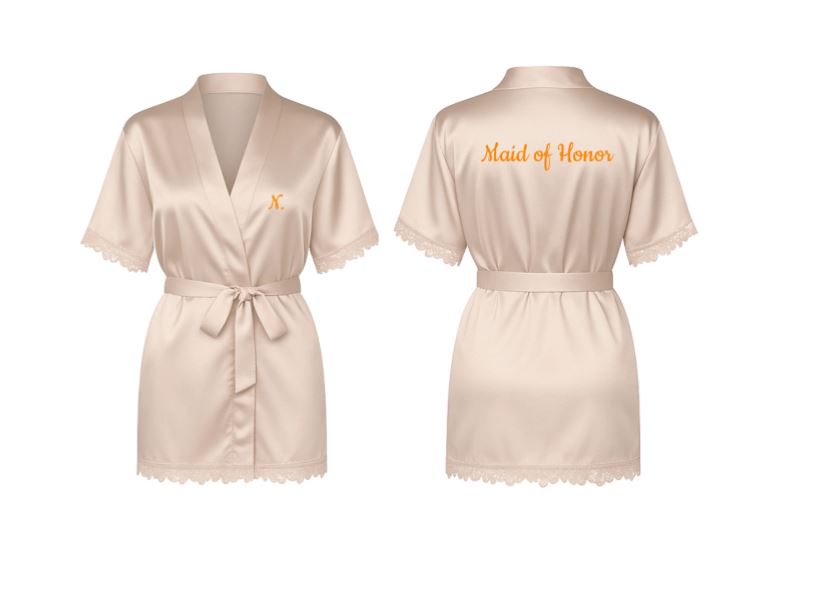 Bridal Robe Textile Vinyl- PRICING PENDIENTE