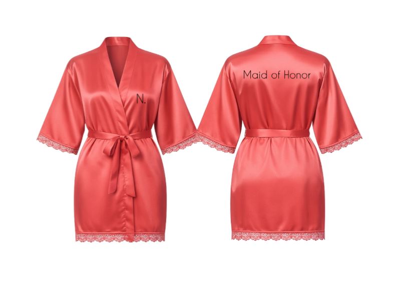 Bridal Robe Textile Vinyl- PRICING PENDIENTE