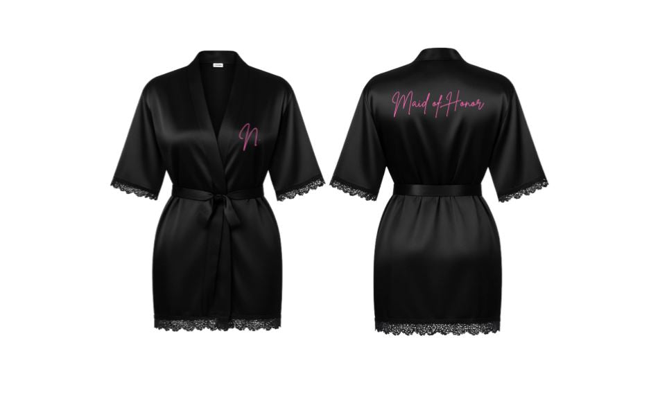 Bridal Robe Textile Vinyl- PRICING PENDIENTE