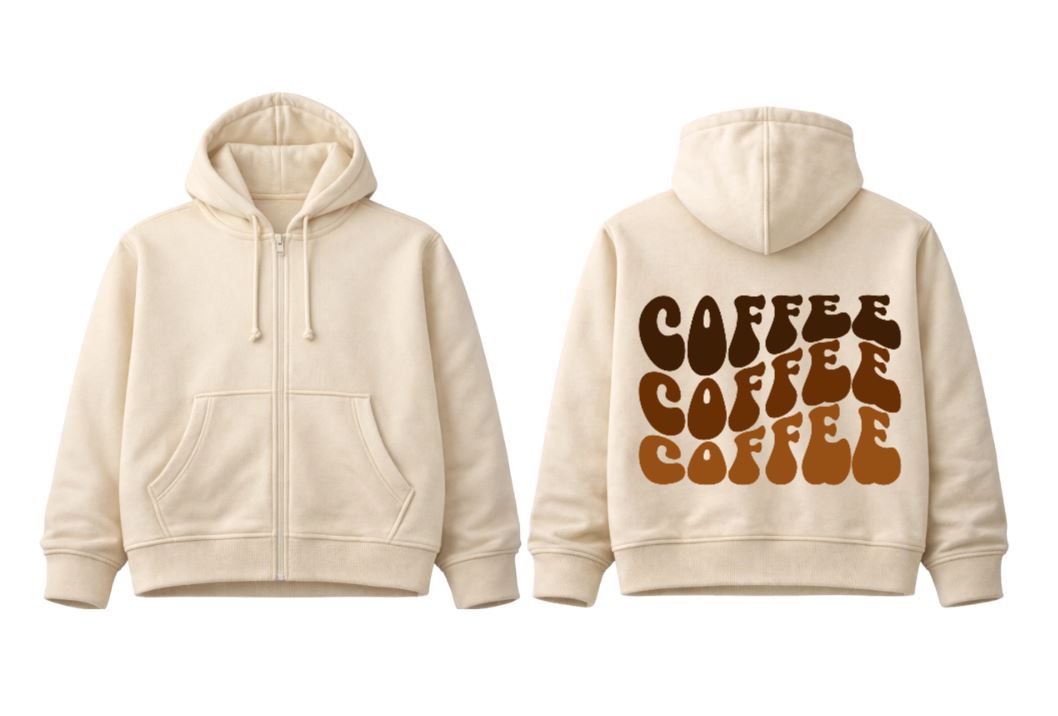 Classic FZ Fleece Hoodie Printed Back