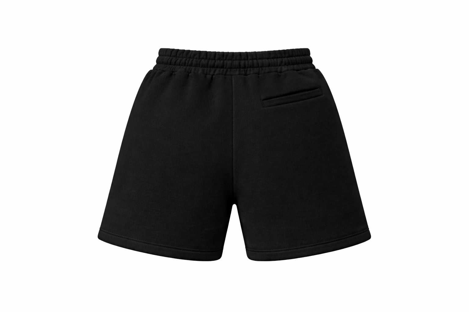 Classic Shorts Fleece Black-Blank