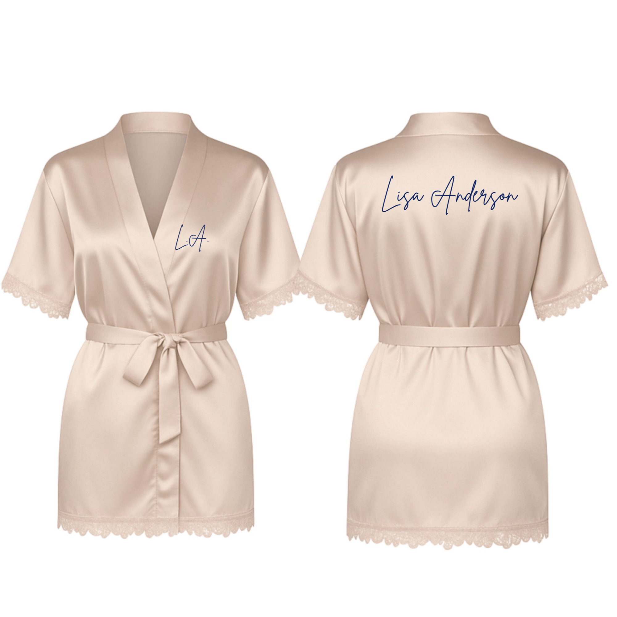 Inscription Bridal Robe