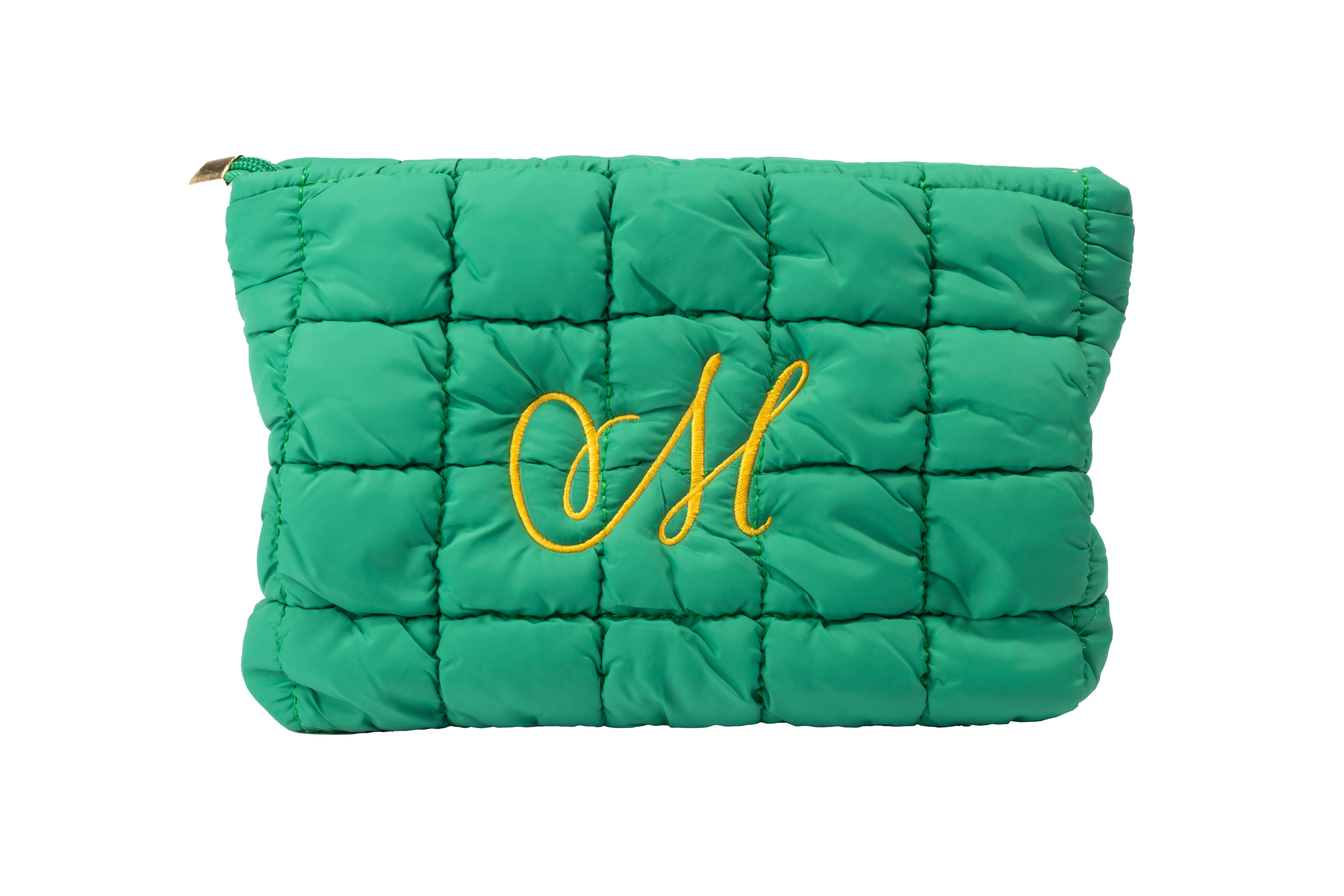 Monogram Quilted Makeup Bag
