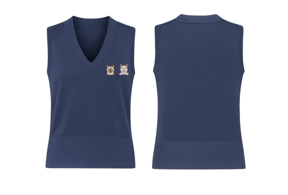 Deluxe Pet Lover V-Neck Sweater