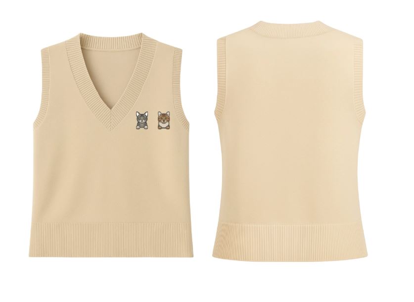 Deluxe Pet Lover V-Neck Sweater