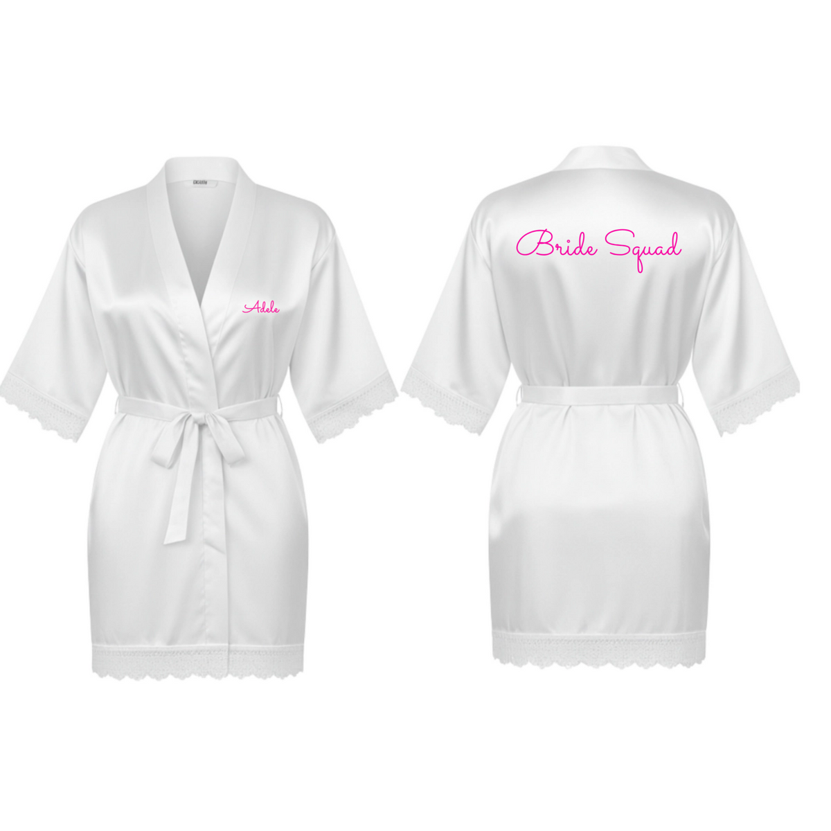 Deluxe Graphic Satin Robe