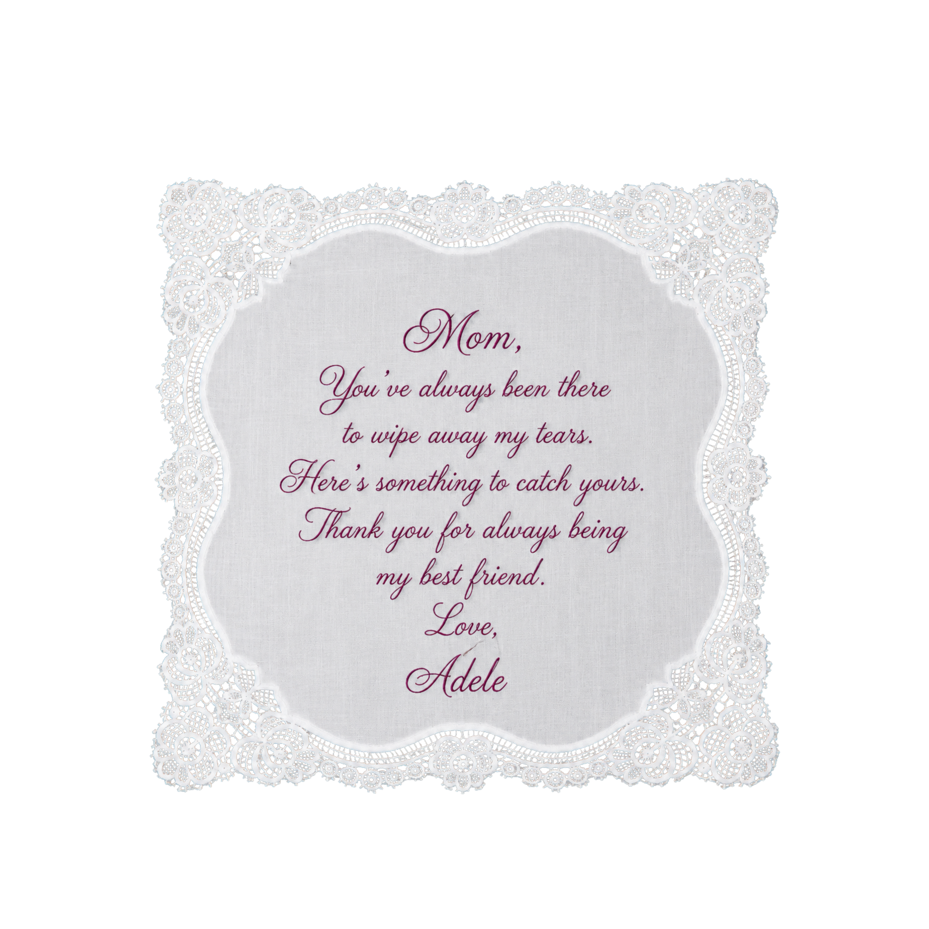 Ella Script Handkerchief