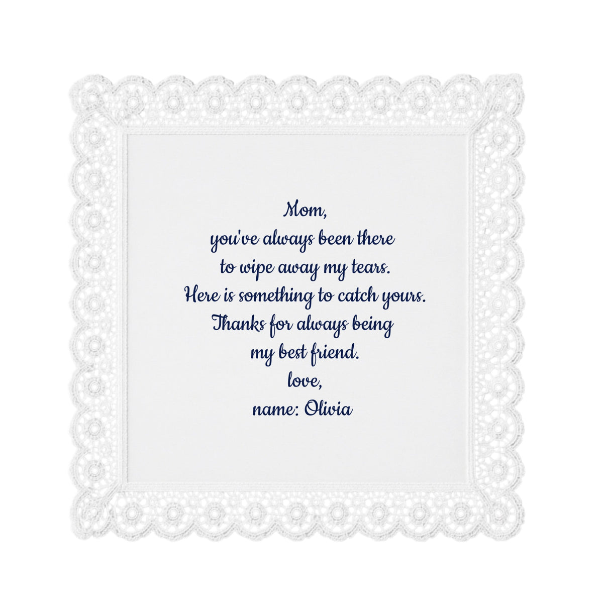 Ella Script Handkerchief