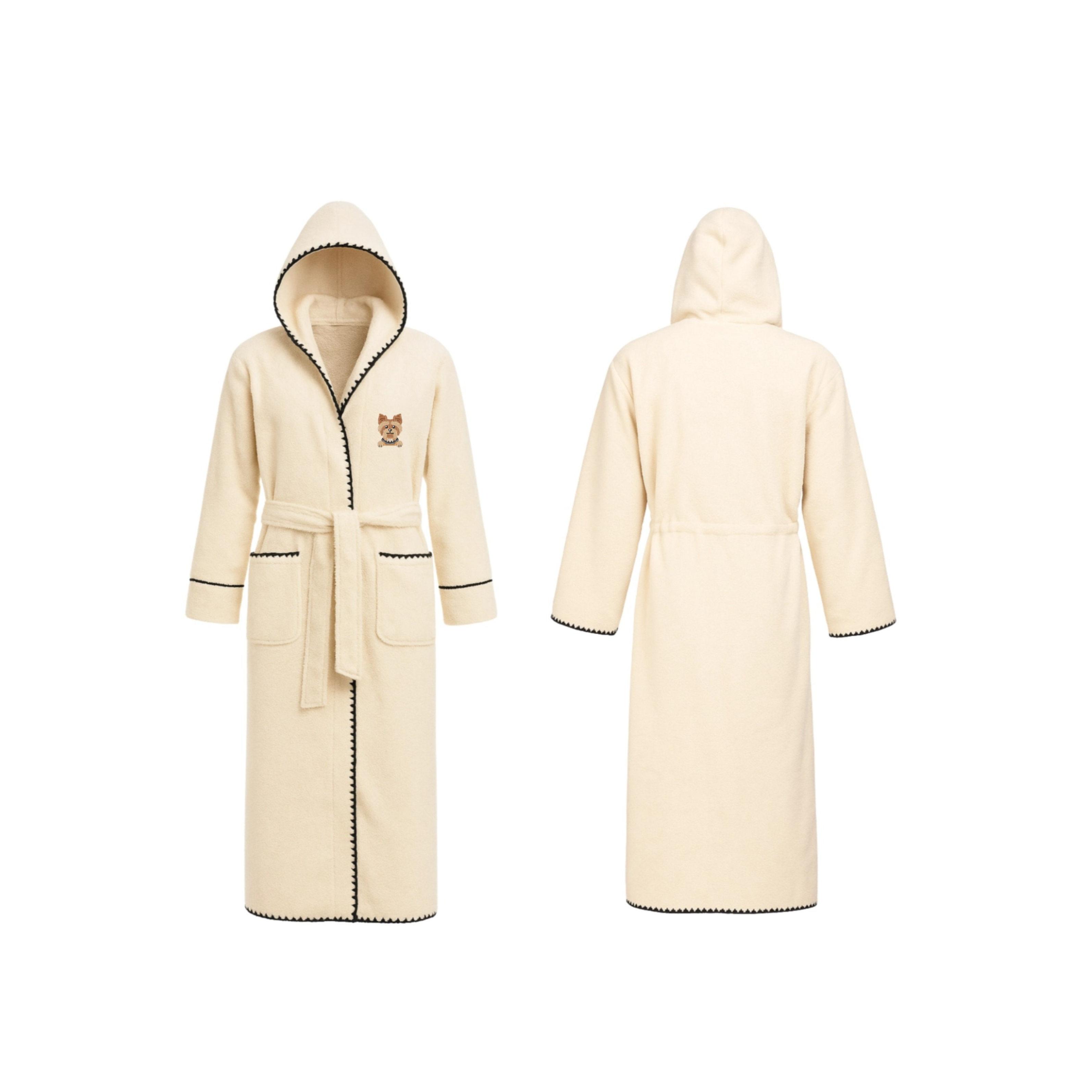 Hooded Bath Robe Deluxe Pet Lover