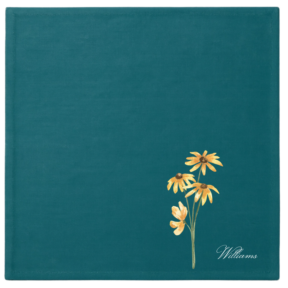 In Bloom Inscription Napkin