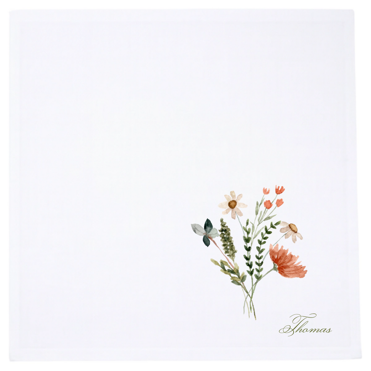 In Bloom Inscription Napkin