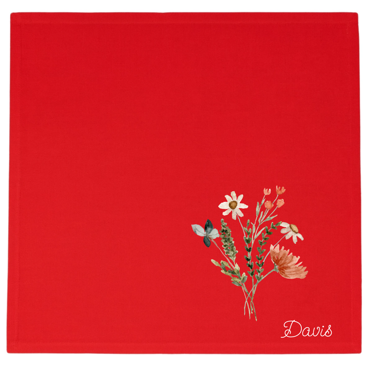 In Bloom Inscription Napkin