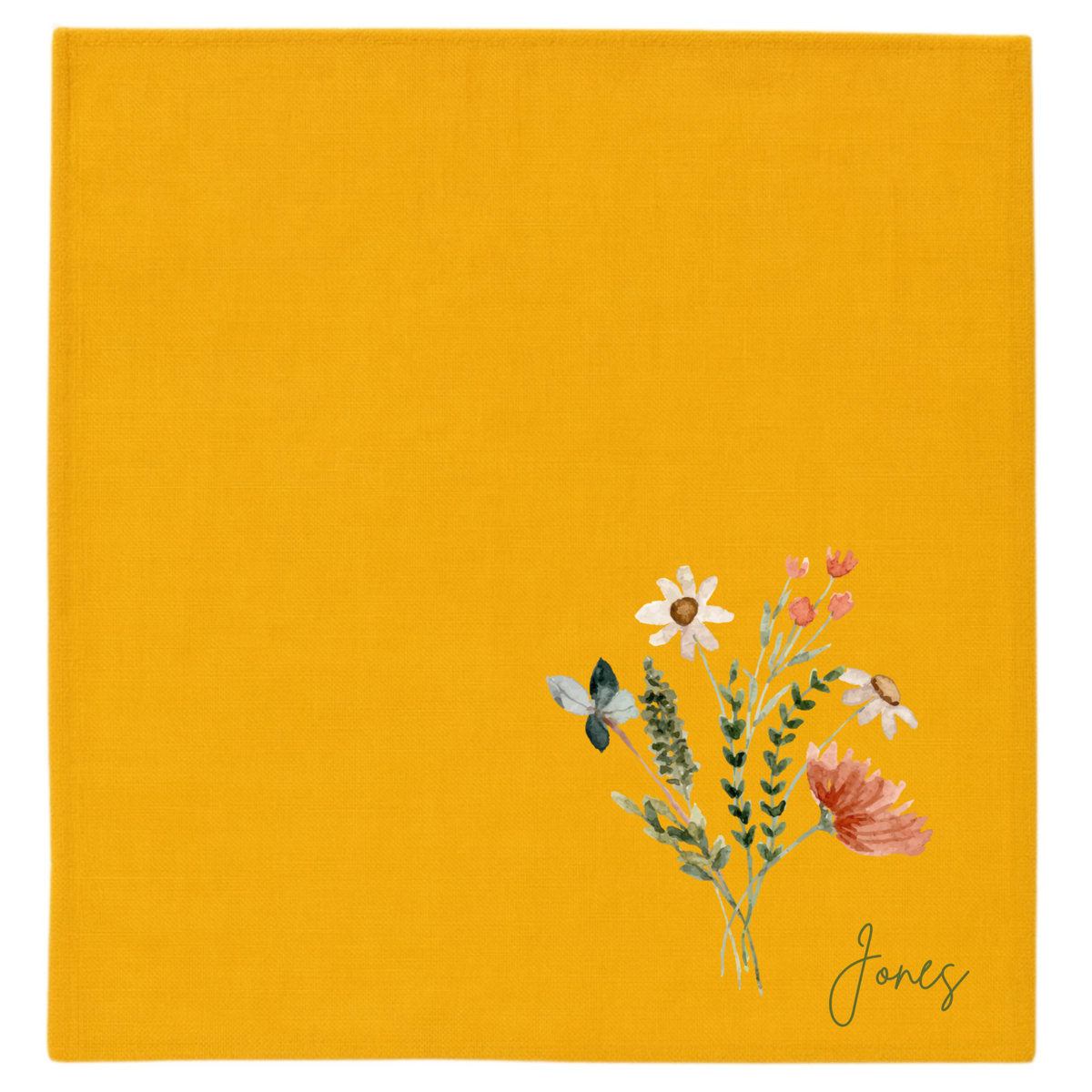 In Bloom Inscription Napkin