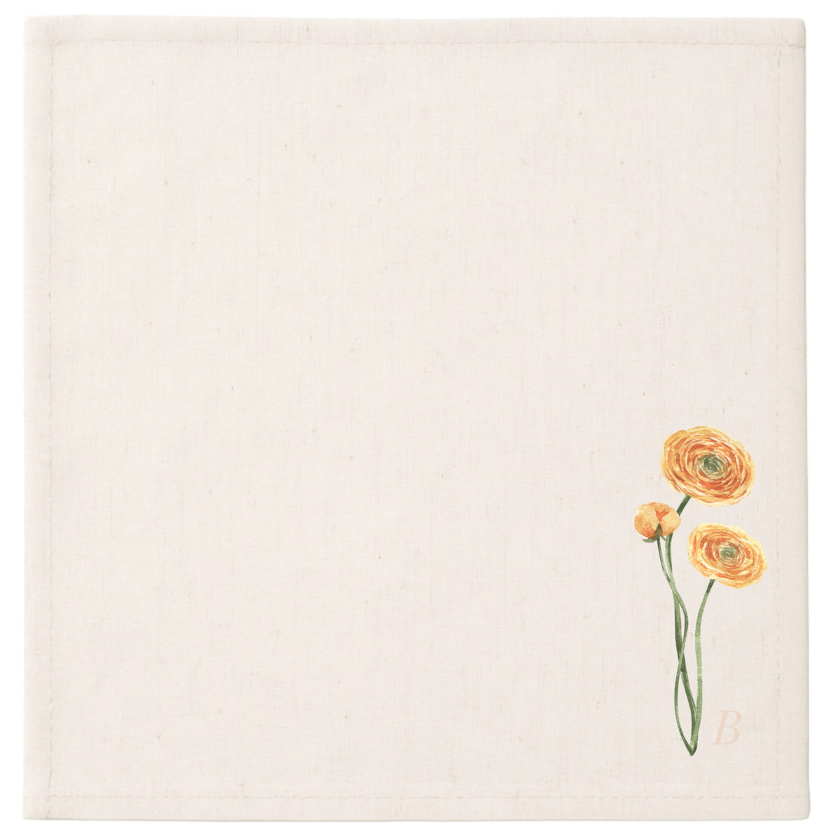 In Bloom Monogram Napkin