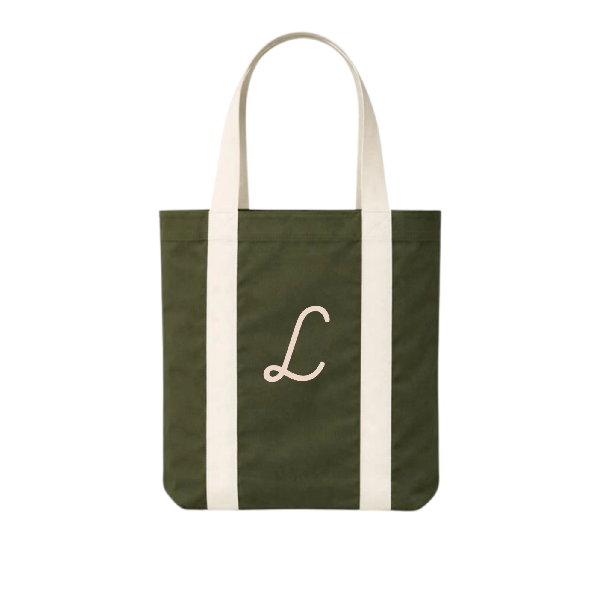 Monogram Two-Tone Tote
