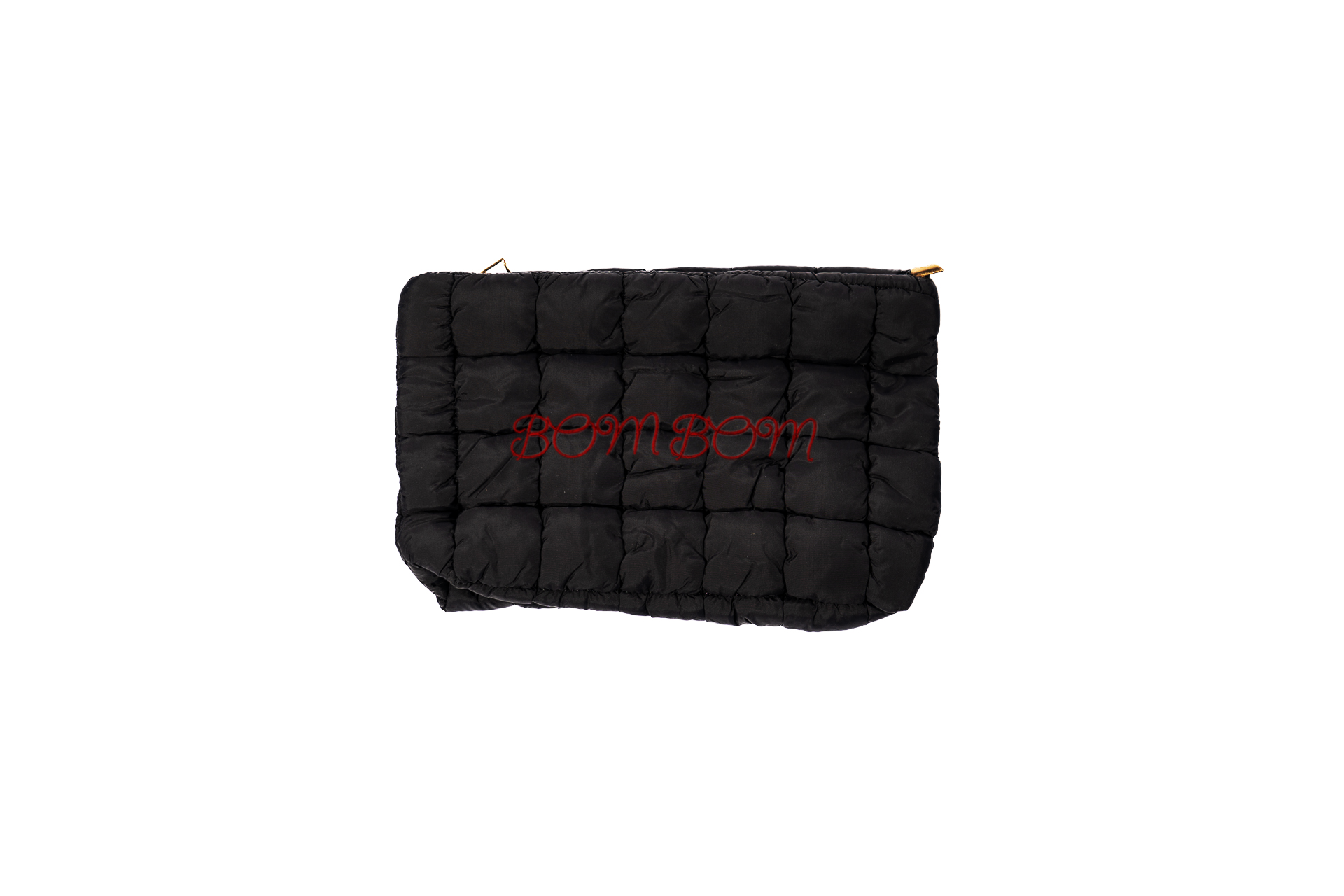 Inscription Quilted Makeup Bag