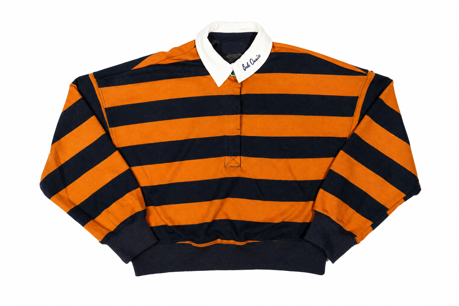Inscription Striped Rugby Shirt