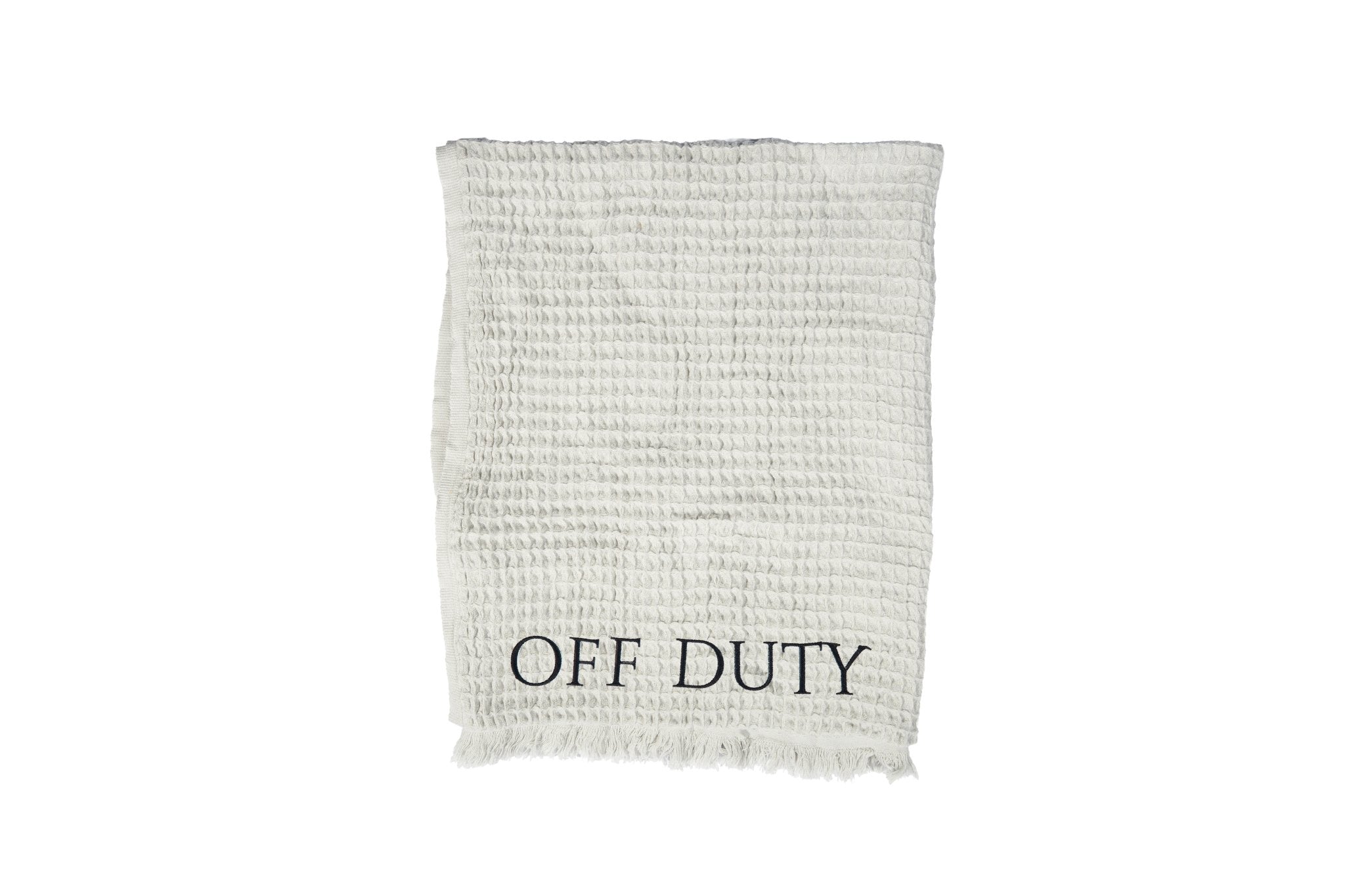 Inscription Waffle Towel - Large