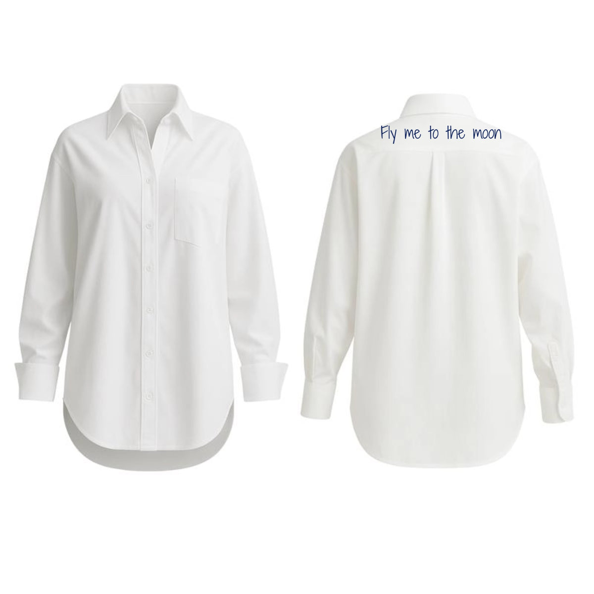 Inscription Button Down