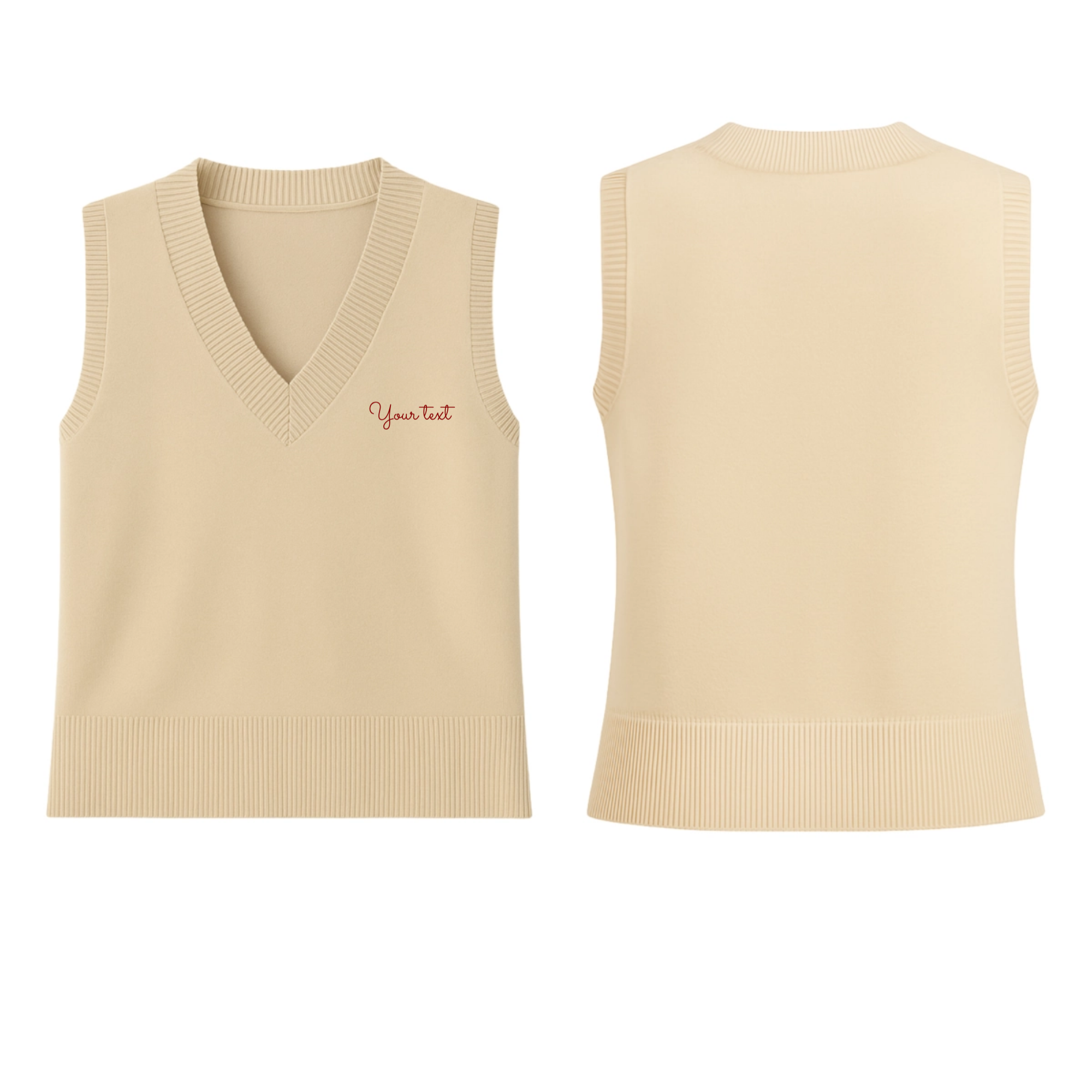 Inscription V-Neck Sweater