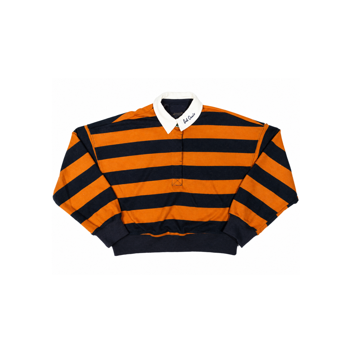 Inscription Striped Rugby Shirt