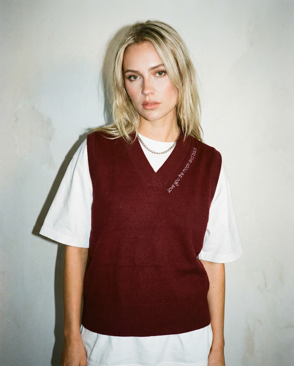 Inscription V-Neck  Sweater