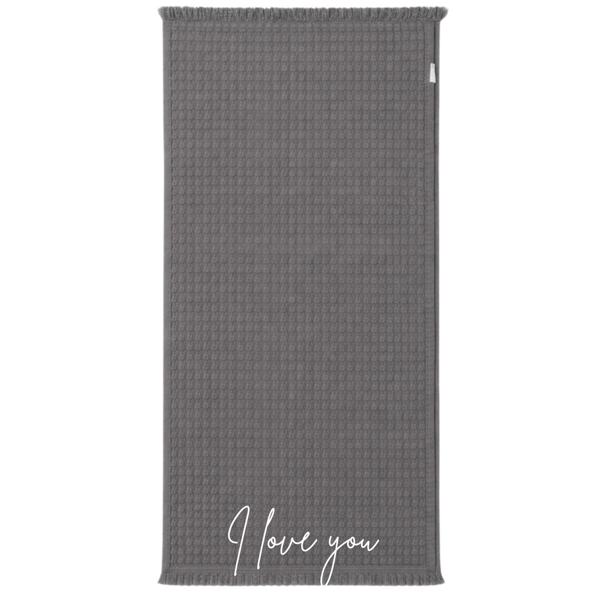 Inscription Waffle Towel - Large