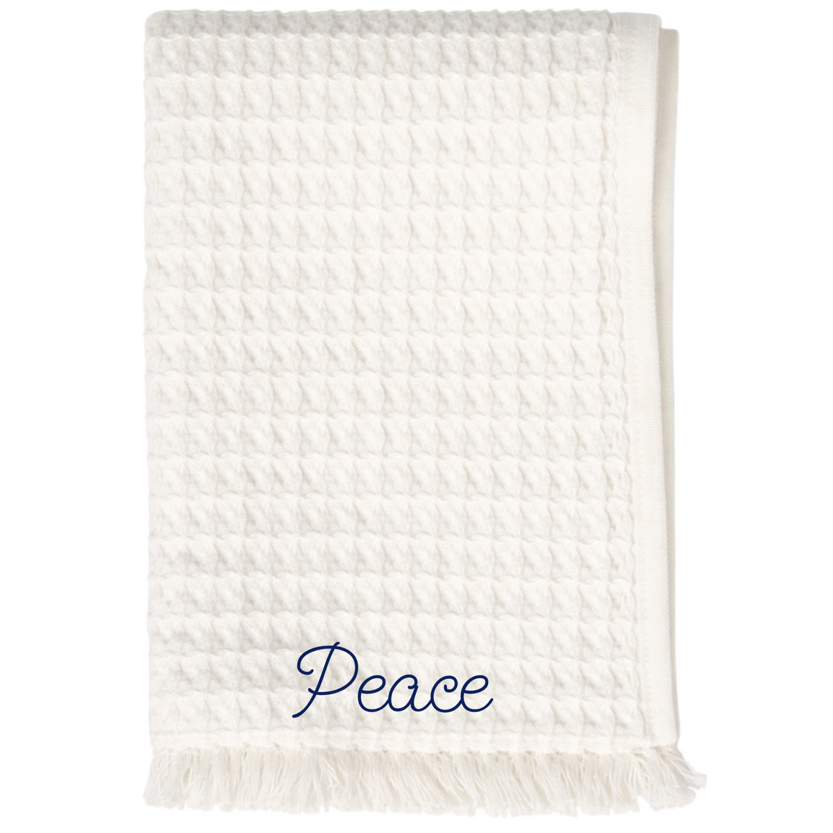 Inscription Waffle Towel - Throw
