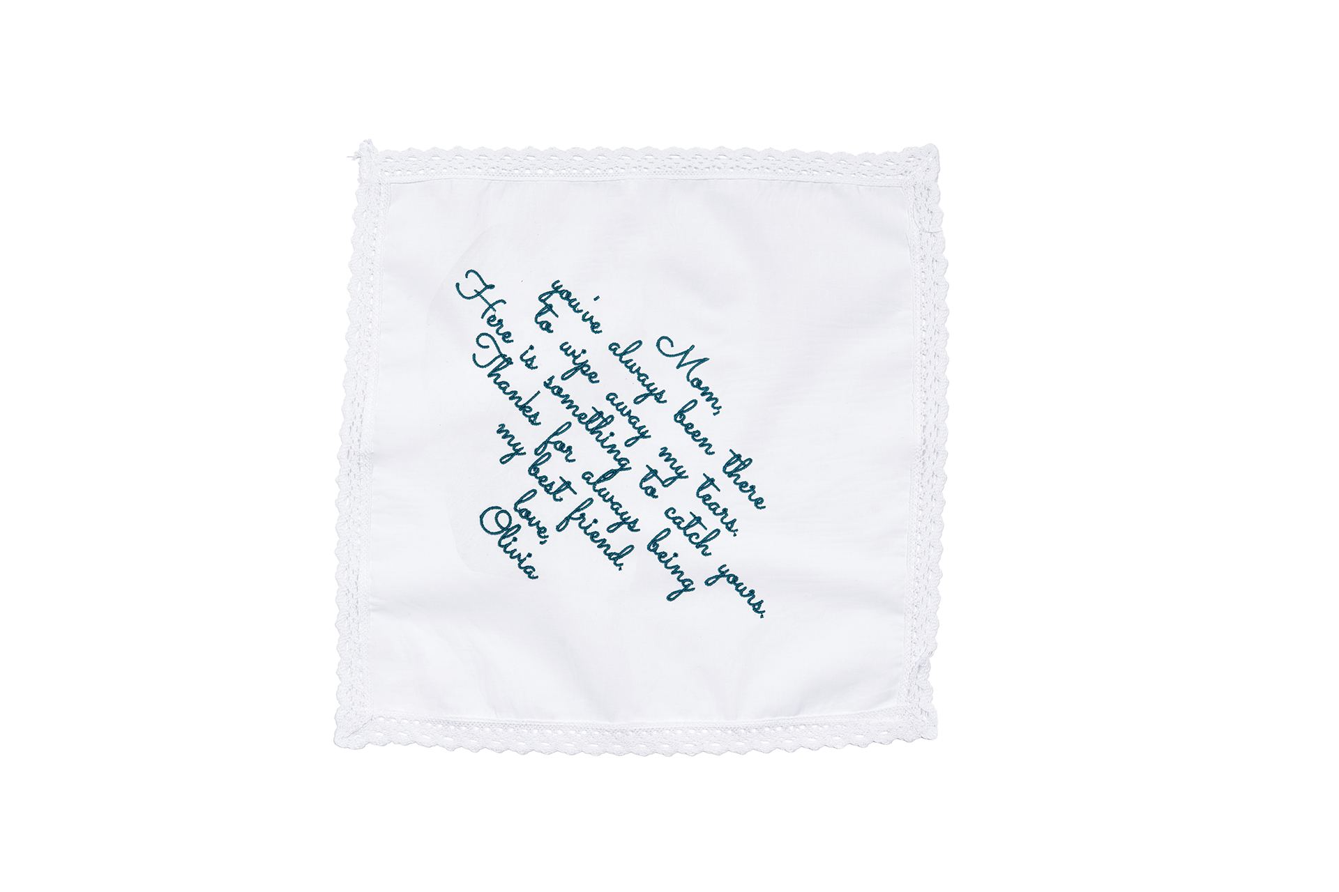 Lace  Handkerchiefs Inscription Nuevo