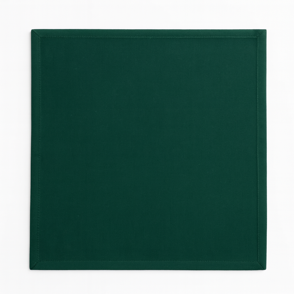 Linen  Napkin  18x18  Forest  Green  - BLANK