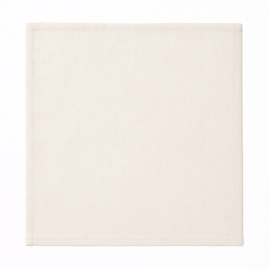 Linen Napkin 18x18 Ivory - blank