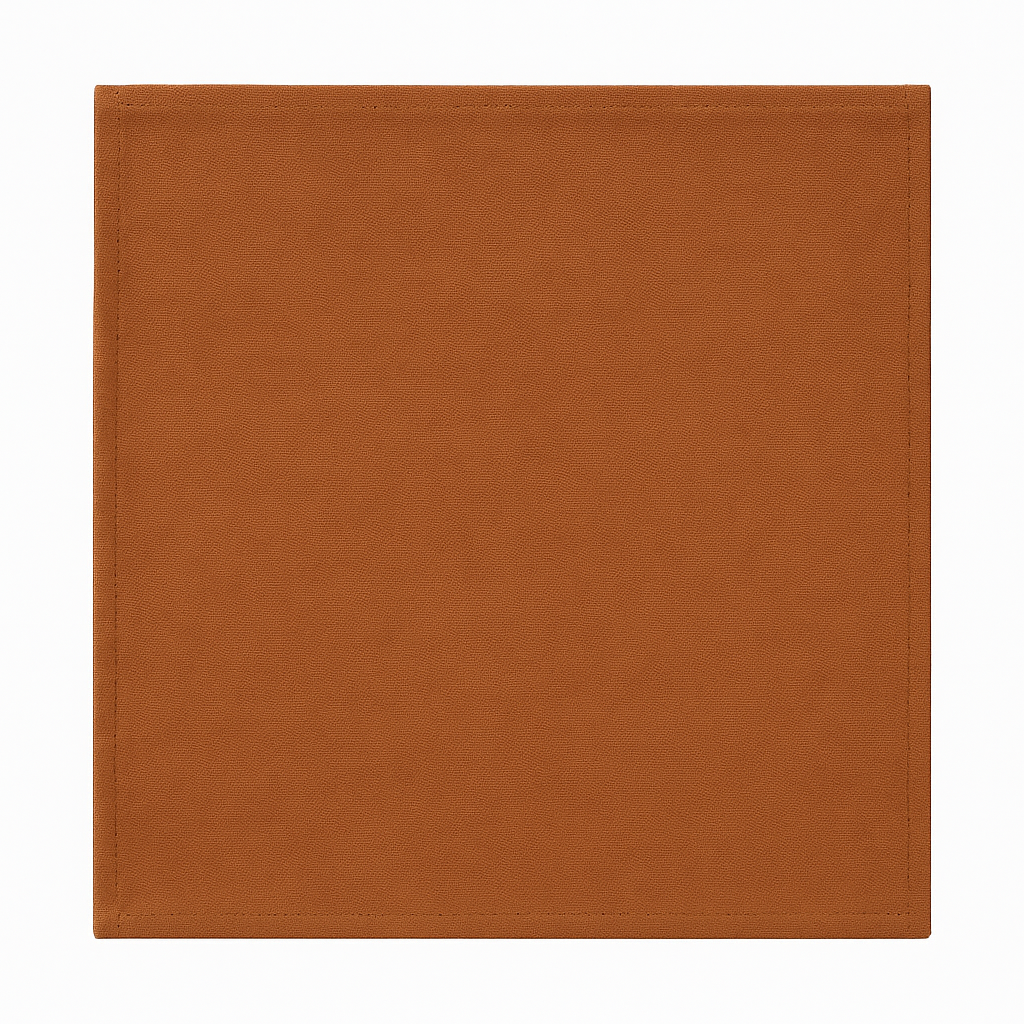 Linen Napkin 18x18 Nut Brown - blank