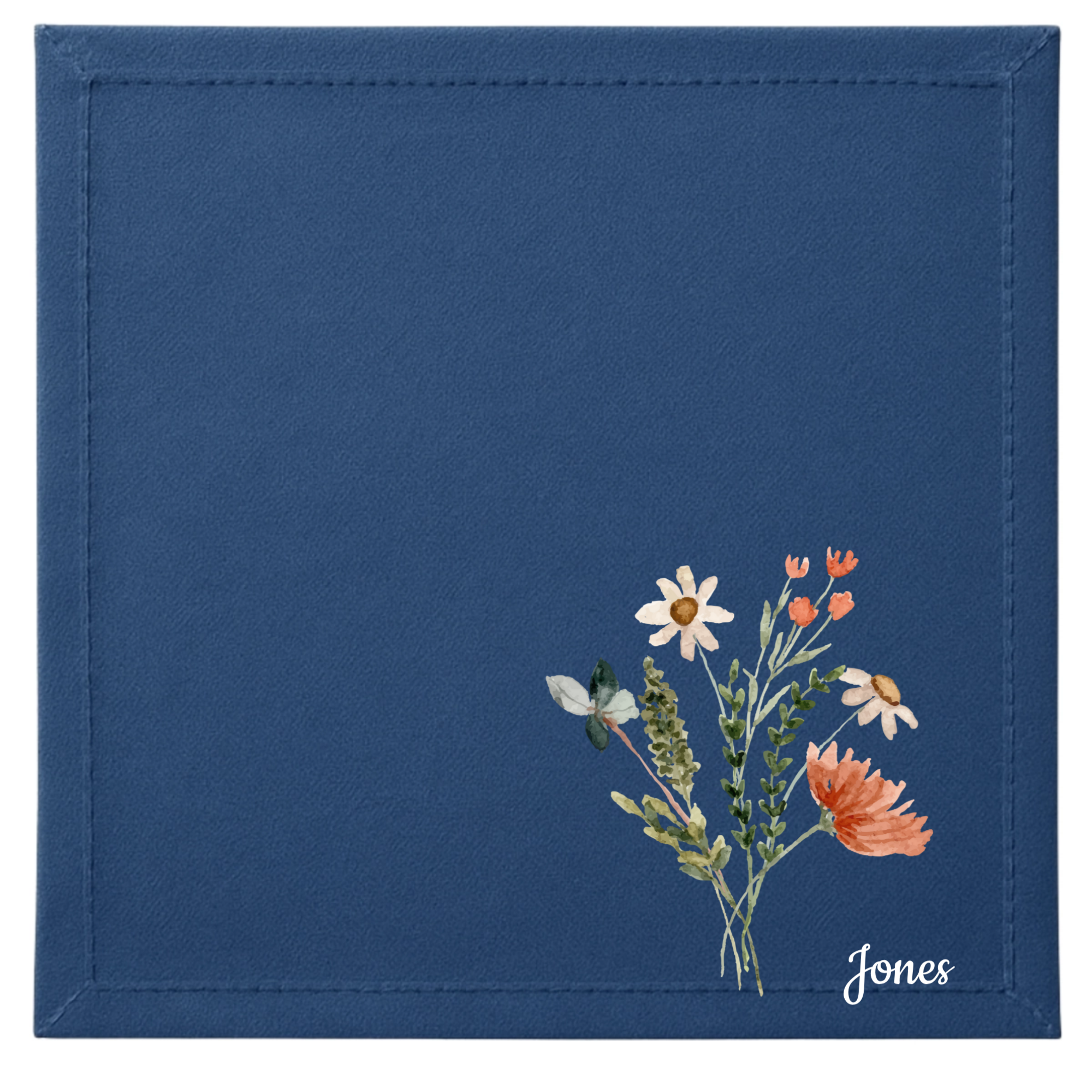 In Bloom Inscription Linen Napkins
