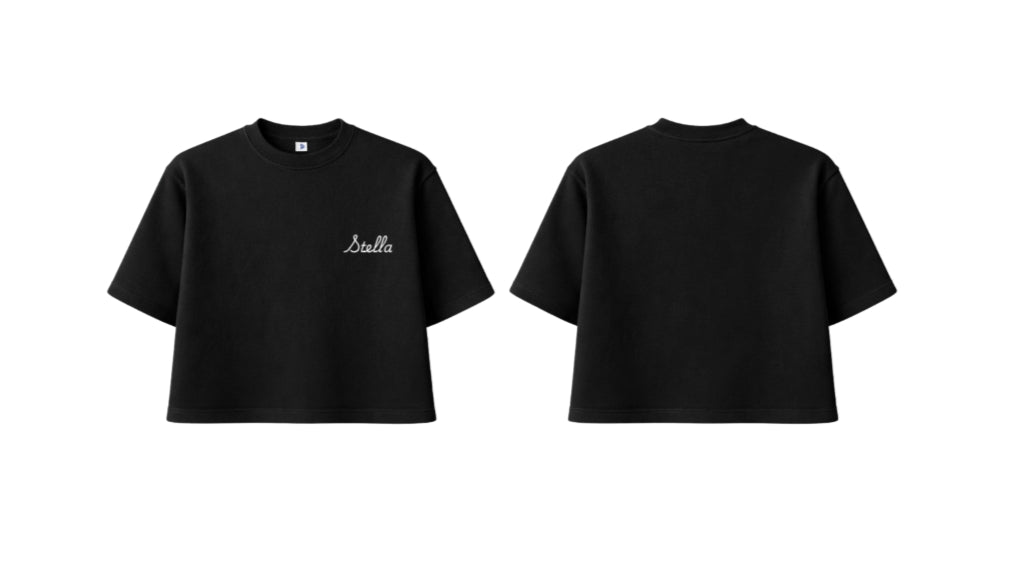 Luxe Boxy Top Fleece Inscription