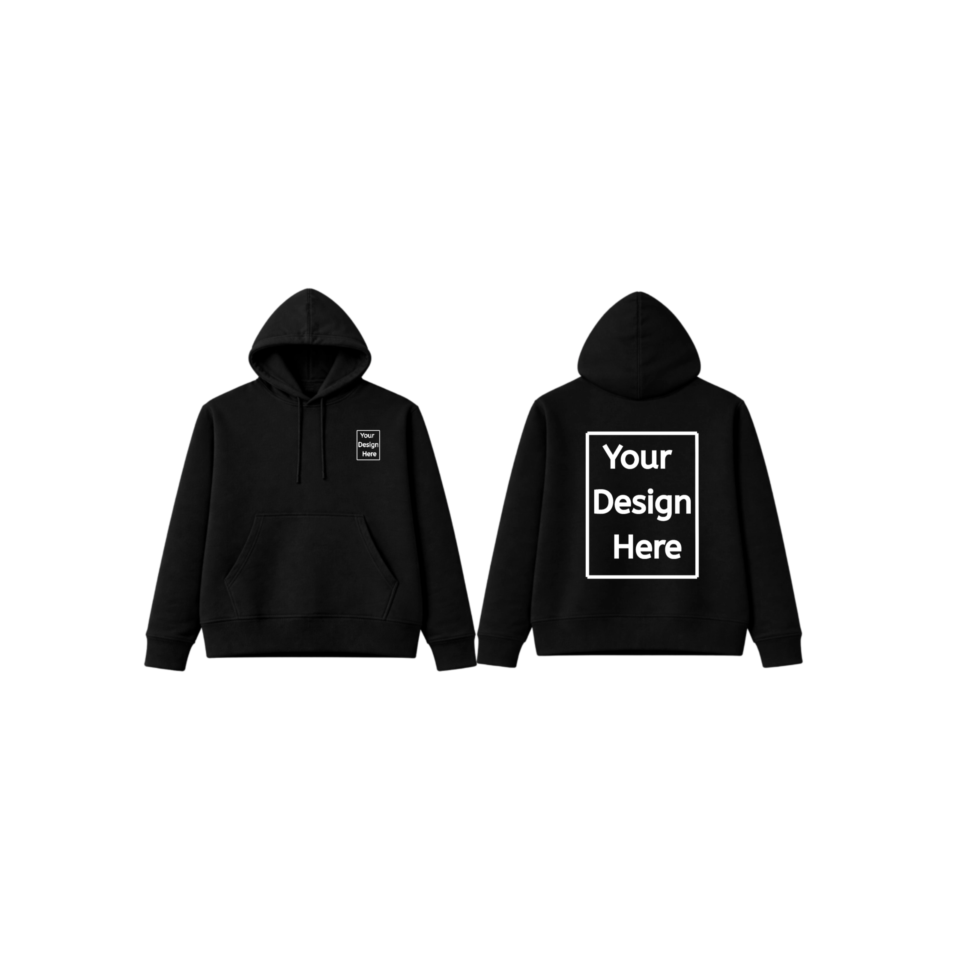 Luxe Classic Pull Over Graphic Front And Back