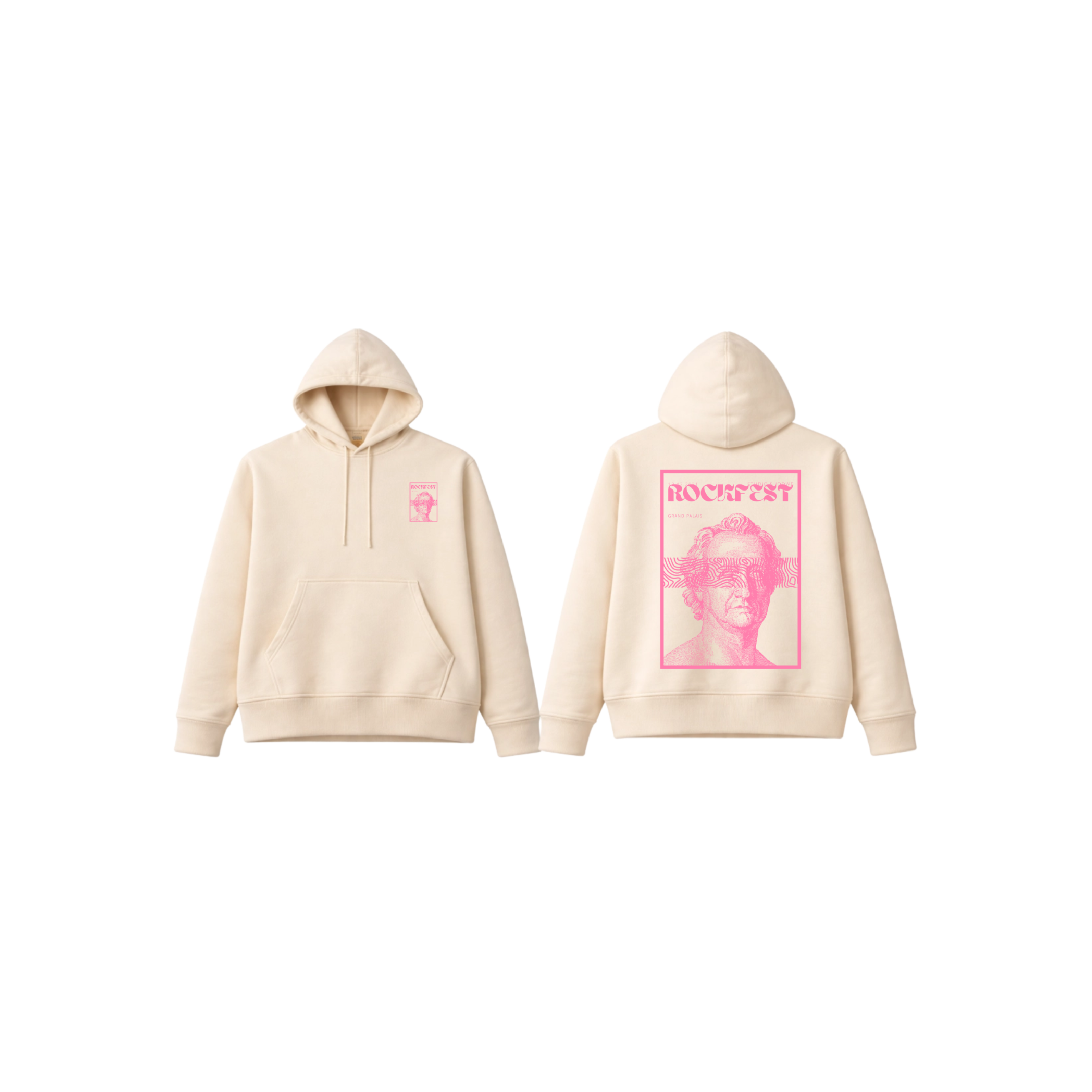Luxe Classic Pull Over Graphic Front And Back