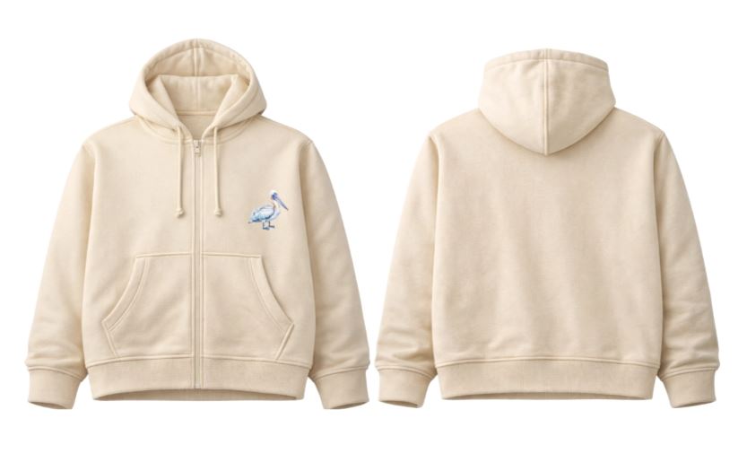 Luxe Classic Zip Hoodie Graphic Solo